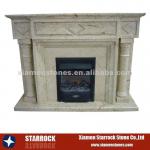 Marble fireplace(own factory)-fireplace-F210
