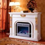 FP048 Rubber wood fireplace hotel enjoyment antique fireplace electric fireplace wall mounted-FP048