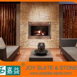 natural roman beige limestone fireplace tile stone-JSM-206
