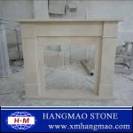 Freestanding Modern Marble Fireplace-Stone--F04
