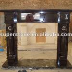 black stone fireplace mantel-54&quot;,60&quot;,48&quot; and so on,any size and 
