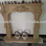 french style marble fireplace mantel-GTS-01