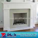 White Carrara Marble Fireplace-DL-WYR