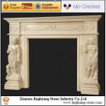 stone fireplace,marble fireplace-JHDMG-0209