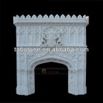 natural marble fireplace-TOB-FF001