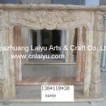 wooden fireplace-Laiyu
