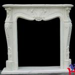White Electric Fireplace-YH122603