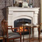 Marble Fireplace Surround Marble mantel Fireplace-MTS3026-003A-NBE1