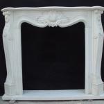 Natural travertine fireplaces-YXFP-
