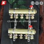 Forged 2-10ways brass manifold for floor heating system-BF02