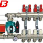 Safe automatic valve manifold for floor heating system-BF02