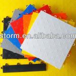 Sizzle accessories Diamond pattern PP&PVC garage floor tiles-SZ-3002