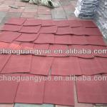 recycled rubber flooring tiles-XDZ-500*500