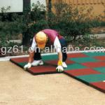safety rubber matting,outdoor rubber flooring,outdoor playground safety flooring tiles-TN-001