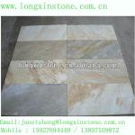 beige color slate stone floor tiles for garden paving stone-LX-Black