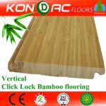 2014 Hot for Sale! piso de bambu, carbonized Vertical solid bamboo quick click lock flooring-click syetem