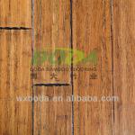 Coffee color Matt finish Handscraped clip lock strand bamboo procelain flooring tile-HSTB-SD