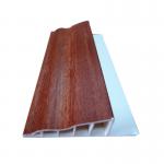 New laminated pvc wall skirting / pvc clip / pvc skirting board-WF-10839