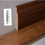 2013 Hot sale New Skirting integrated Wall Board Strip for laminate floor-2400*90*15