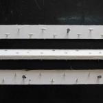 carpet gripper/tack strip with concrete nails-