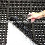 High Drainage interlocking Rubber Matting for workstations in wet areas-