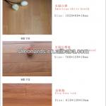 American Beench wood flooring, teak color, hand craft, wire brushed, affordable high quality.-MD111