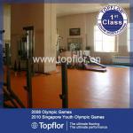 cheap pvc Vinyl Gym Flooring,Wood Sports Flooring-Flex 6000