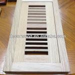 red oak unfinished flush mounted floor vent-