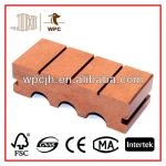 Wood feel natural good quality WPC Arched Outdoor Decking-140*40,AD04