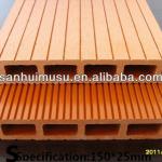 Environment outdoor wood plastic composite decking floor-PE-16