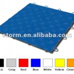 Sizzle Eco-friendly PP flooring Grade Tiles Blue Diamond Raised-sz-3002