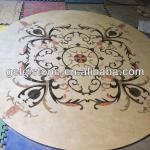 Flower floor tile waterjet round patterns for five star hotel-GL-Floor tiles