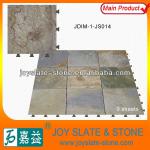Natural anti skid slate interlocking tile floor-JDIM-1-JS014
