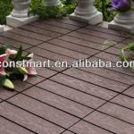 Outdoor garden modern and colorful wood plastic composite floor tile-