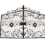 decorative wrought iron gate-JBL-G-01