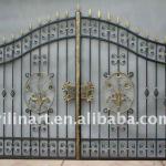 double door wrought iron main gate YL-E050-YL-E050