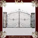 ICA,home wrought iron gate for outdoor-wrought iron gate IG0064