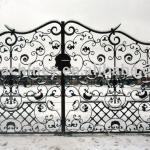 types of wrought iorn gates-ZKG006