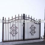 Chinese luxury wrought iron gate grill design-SYG-012