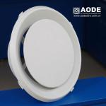 A.B.S. plastic adjustable round ceiling air diffuser for HVAC or ventilation system-RND