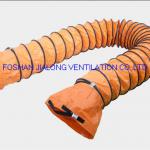 PVC fire-resistant Air duct in orange color-100mm-1500mm