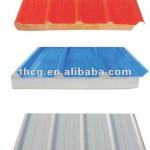 corrugated colored metal roofing sandwich panel-V980