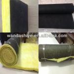 black glass fiber mat use for thermal insulation material-