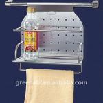 Kitchen Rack/shelf/hanging hook/dinnerware holder/stainless steel storage-Y401