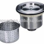 stainless steel kitchen sink basket strainer-SBSS140