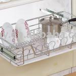 HPJ114 Four sides Kitchen Bowl and Plate Drawer Basket-HPJ114-HPJ119