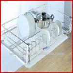 K6 Superior Wire Kitchen Three Side Bowl &amp;Plate Drawing Basket Storage WF-KS6PTJ008V-WF-KS6PTJ008V