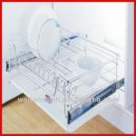 Superior Spring Back Wire Kitchen Four Side Multi-purpose Drawing Basket WF-KS9PTJ007V-WF-KS9PTJ007V