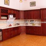 American style Cherry Solid wood kitchen cabinet-