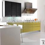 wood veneer kitchen cabinet-